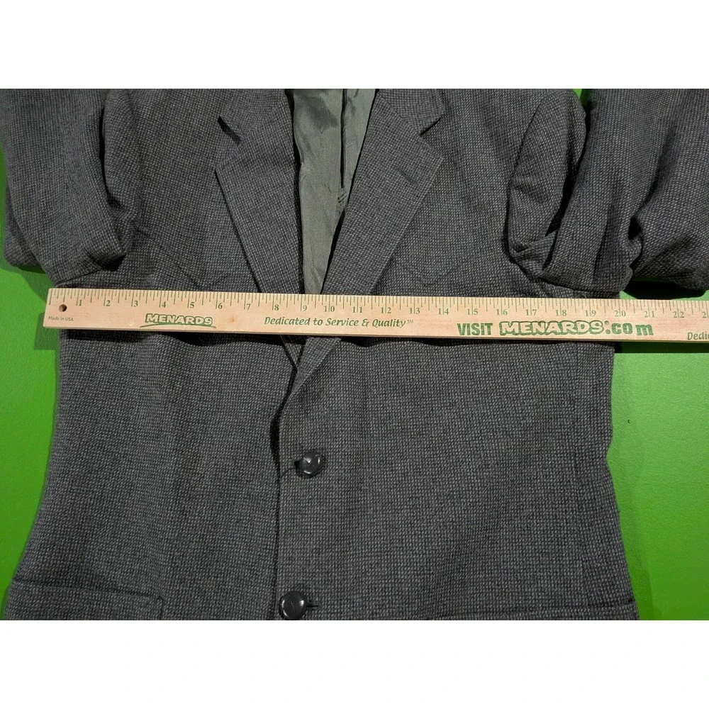 Vintage Kenny Rogers Circle S Wester Blazer Jacket Gray Sz 40 L USA Made